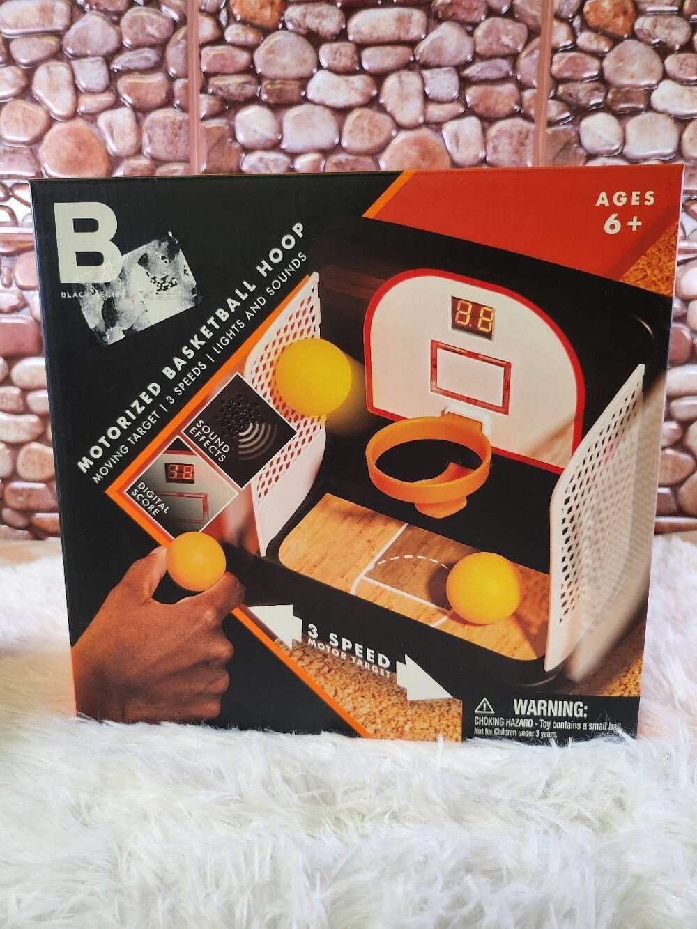 B BLACK SERIES MOTORIZED BASKETBALL HOOP #B3